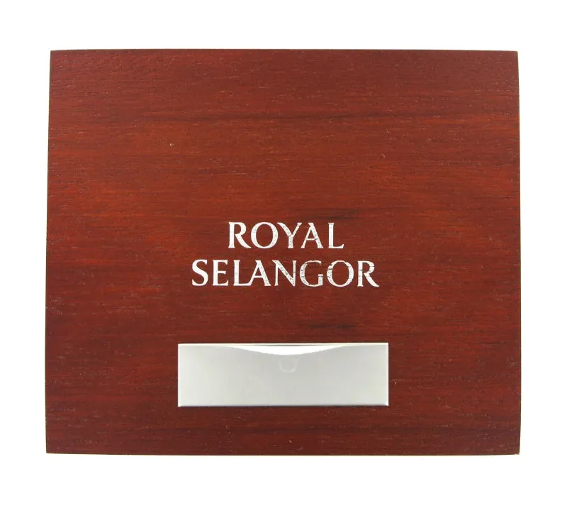 Royal Selangor Baby Rattle with Wooden Case 5751RG