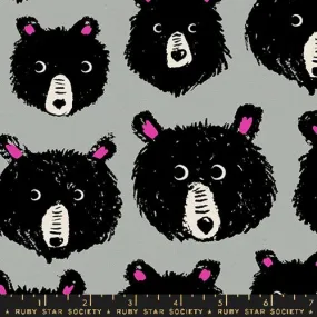 Ruby Star Society - Teddy & the Bears canvas in steel