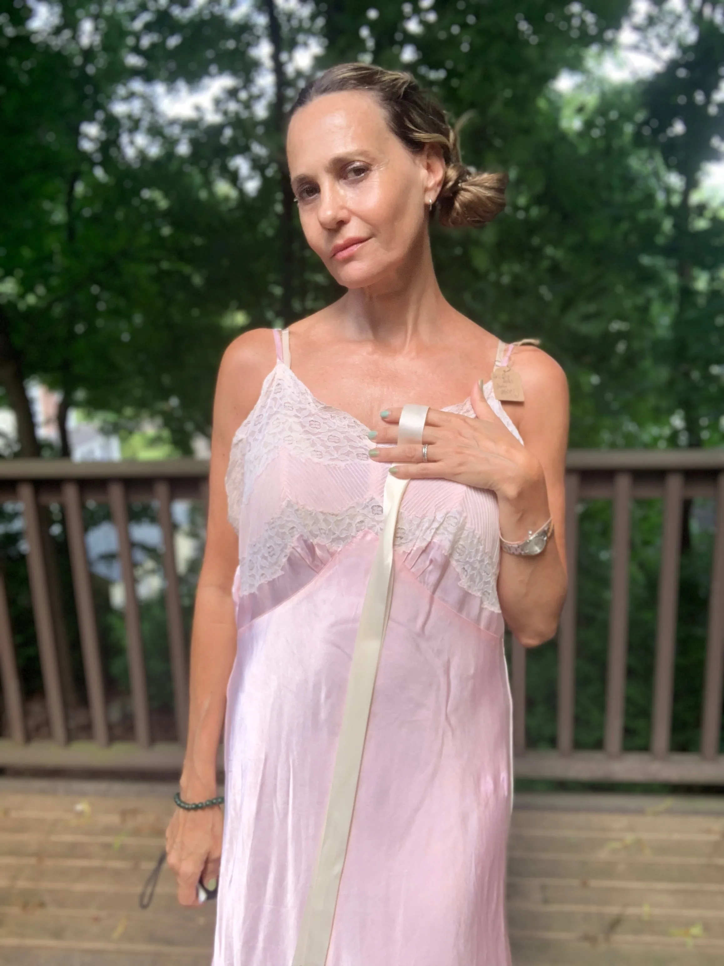 Satin Slip Dress - 40s