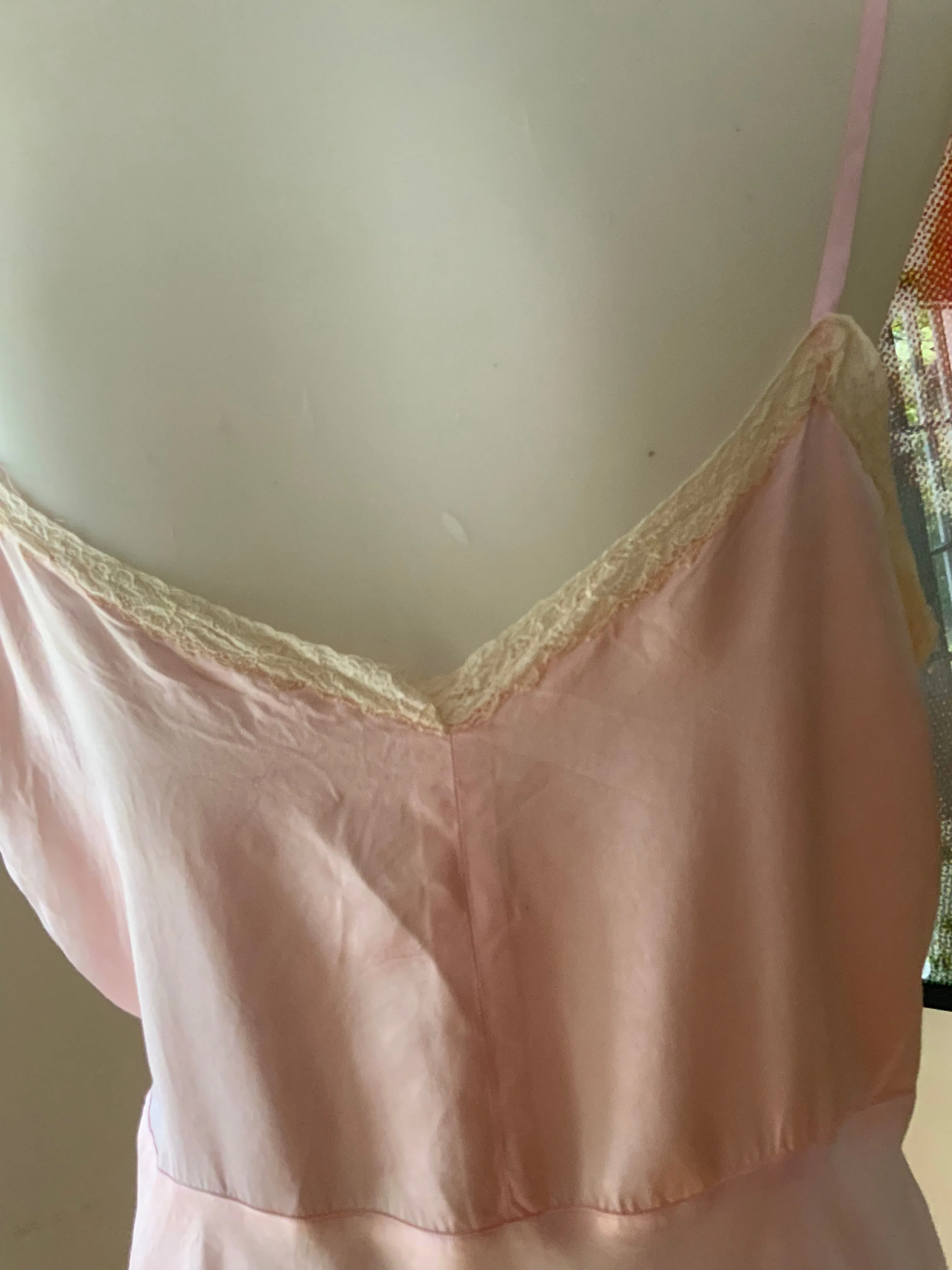 Satin Slip Dress - 40s