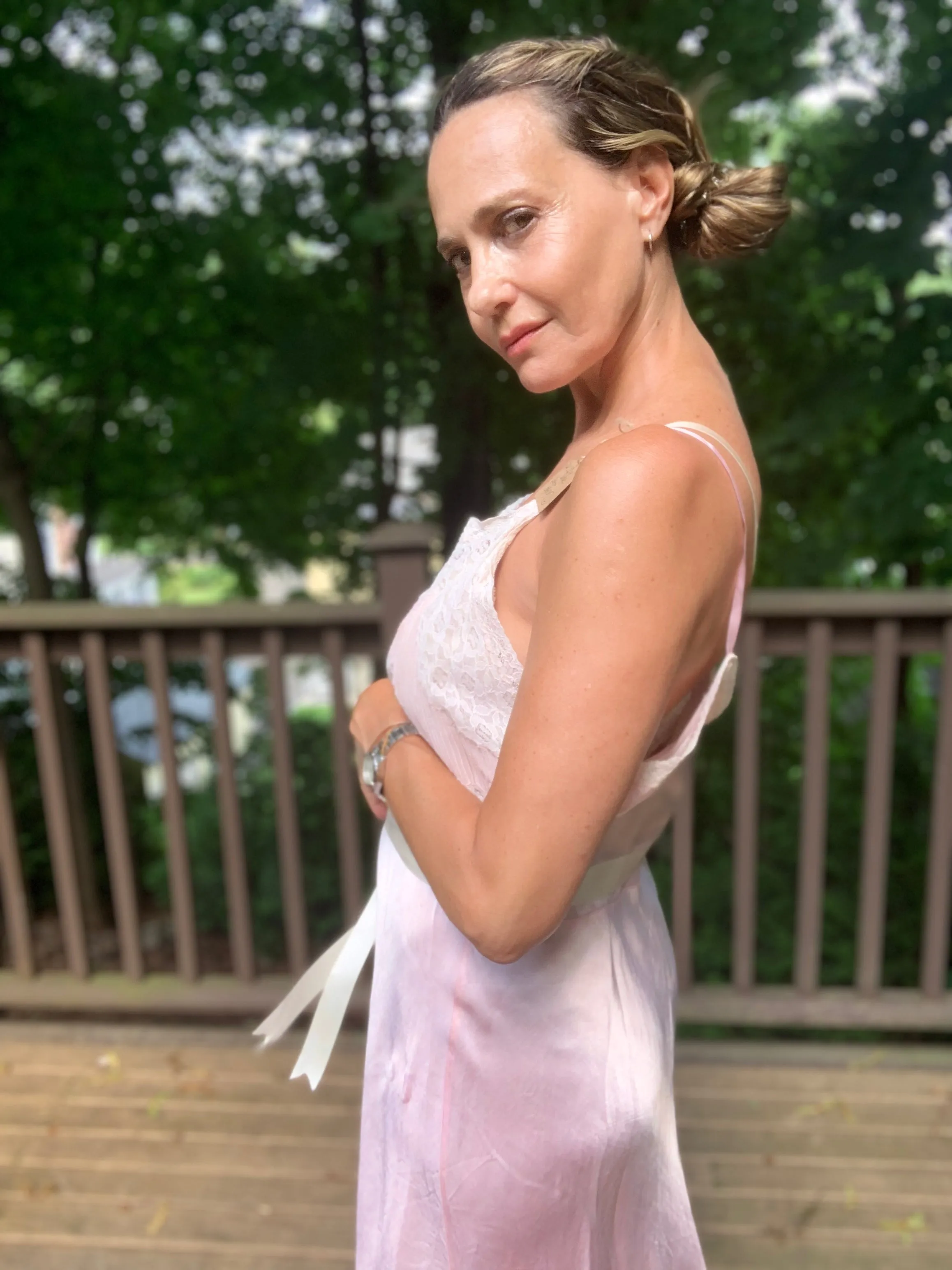 Satin Slip Dress - 40s