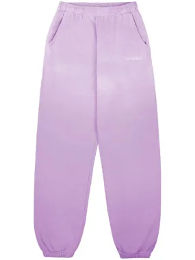 Serif Logo Embroidered Sweatpants