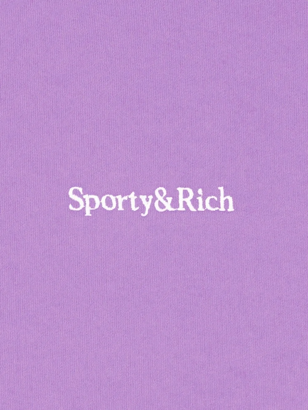 Serif Logo Embroidered Sweatpants