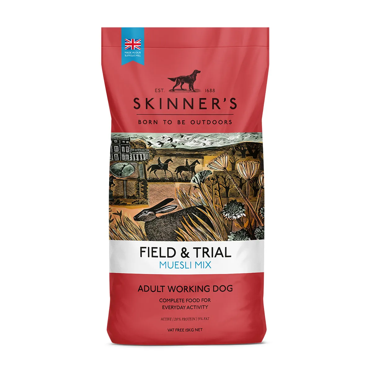 Skinners Field & Trial Muesli Mix Dog Food  15kg