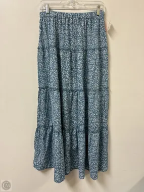 Skirt Maxi By Shein In Blue, Size: L