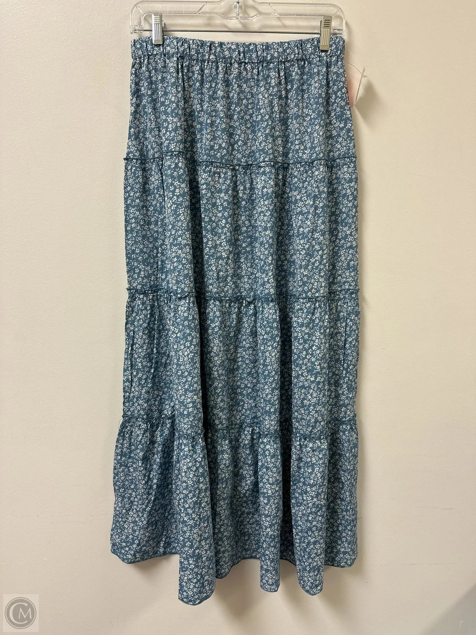 Skirt Maxi By Shein In Blue, Size: L