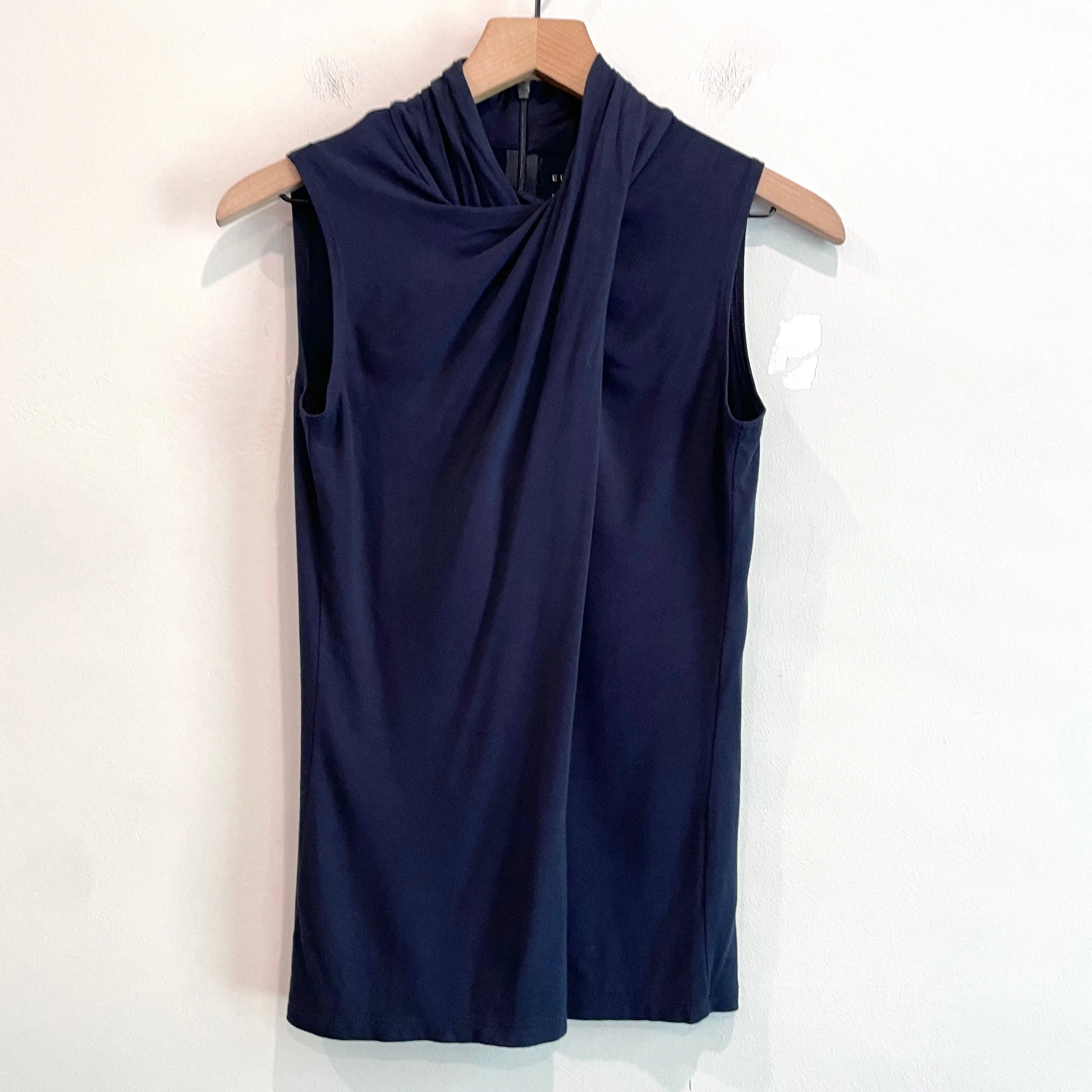 Sleeveless Twist Neck Top