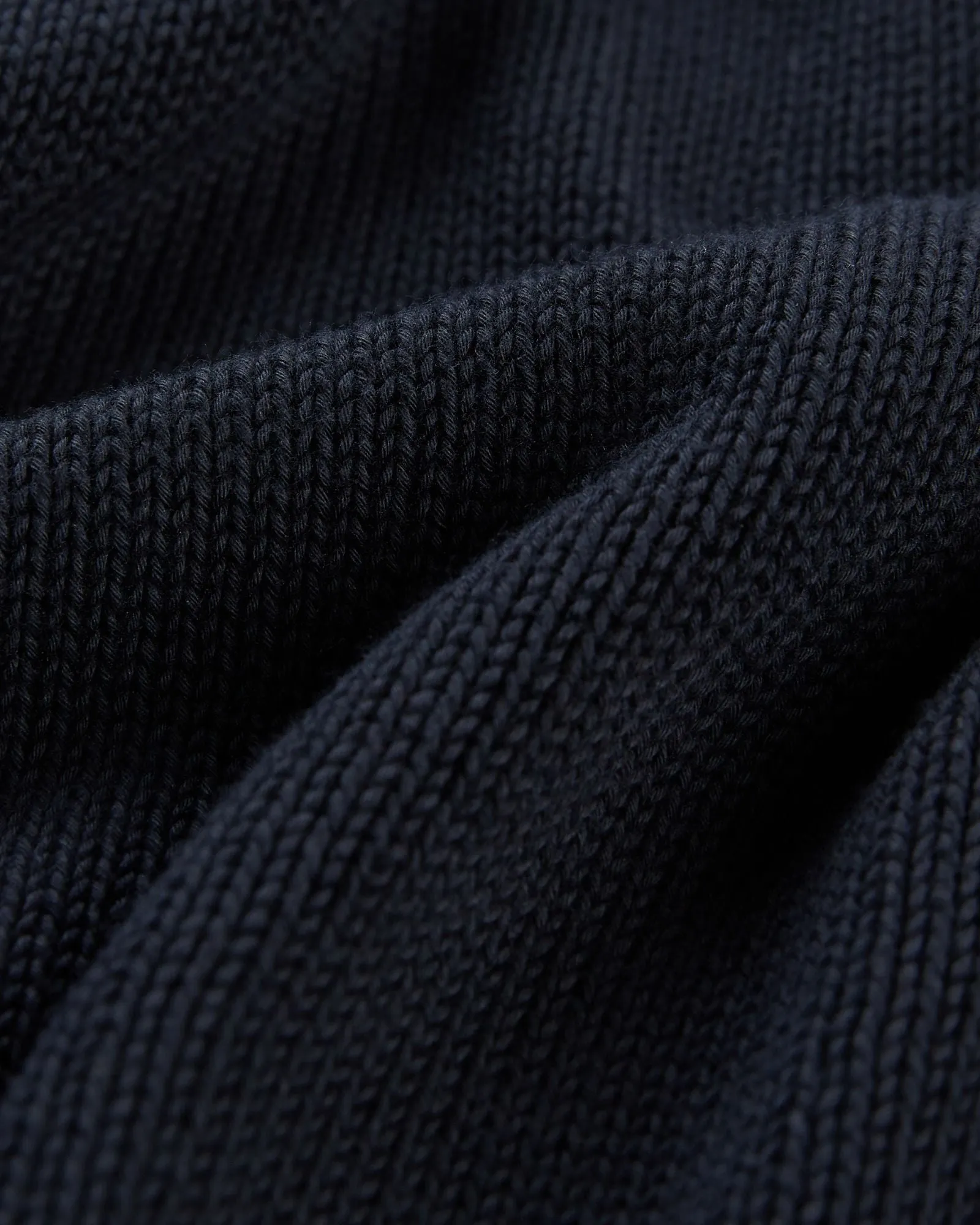 Slim-fit cotton crewneck jumper