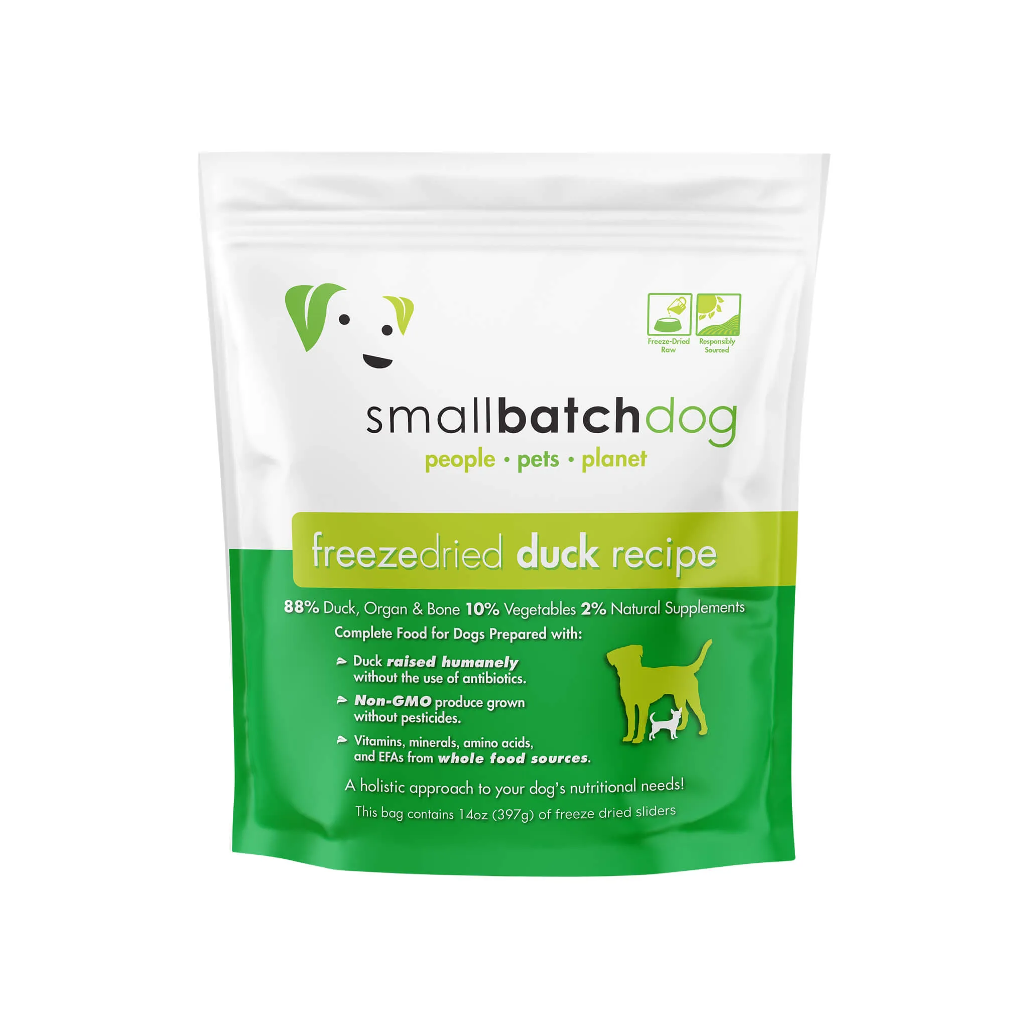 SmallBatch Sliders Freeze Dried Raw Dog Food
