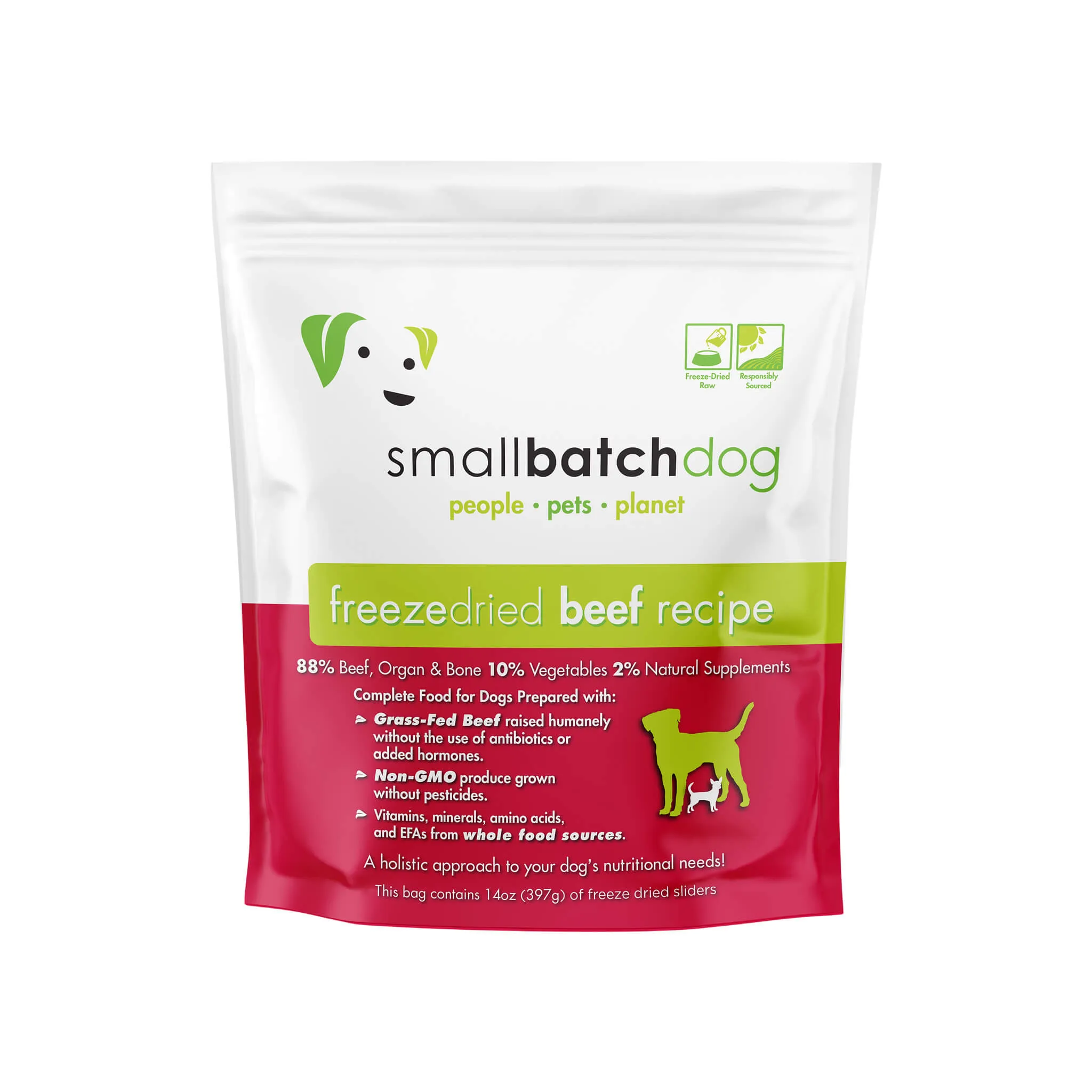 SmallBatch Sliders Freeze Dried Raw Dog Food
