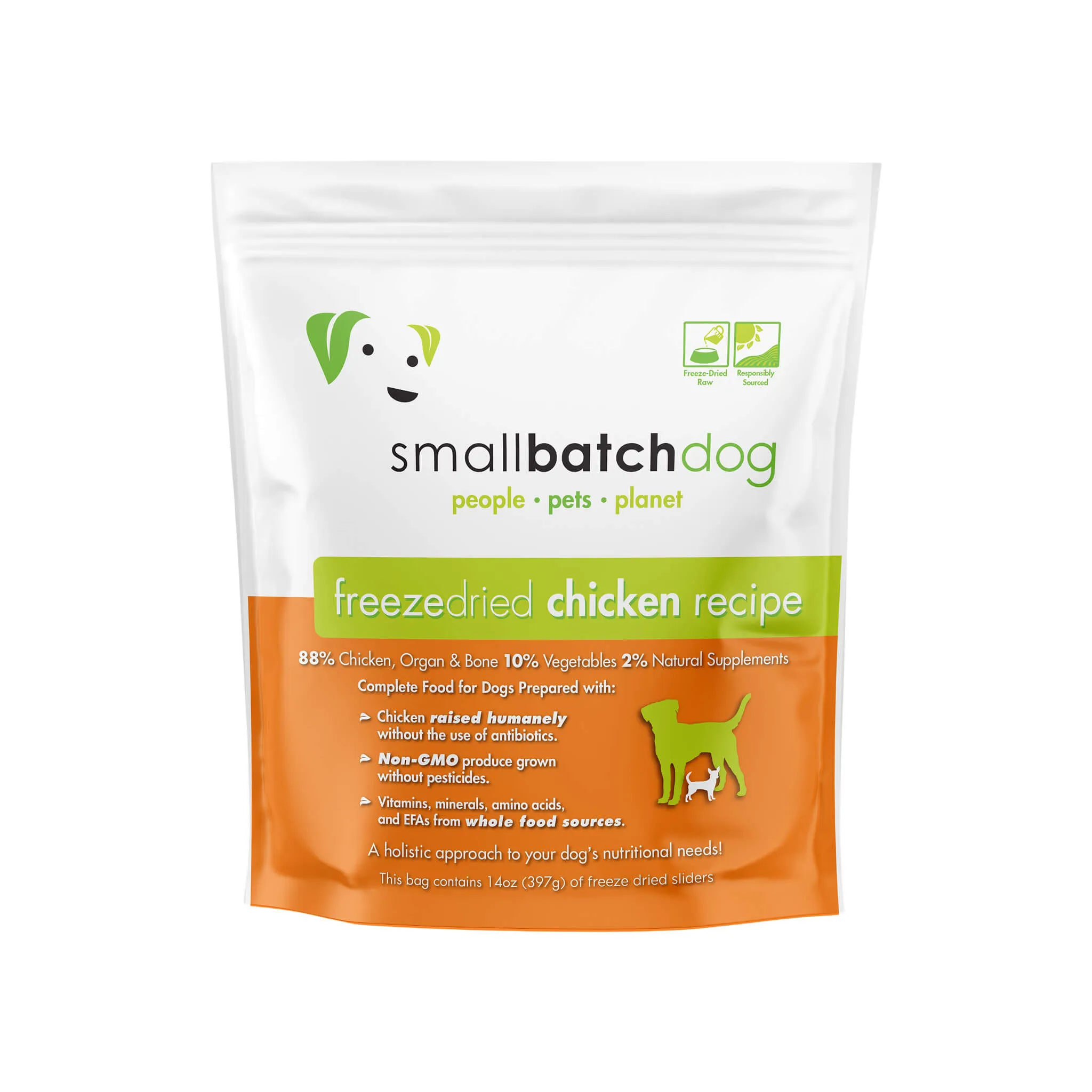 SmallBatch Sliders Freeze Dried Raw Dog Food