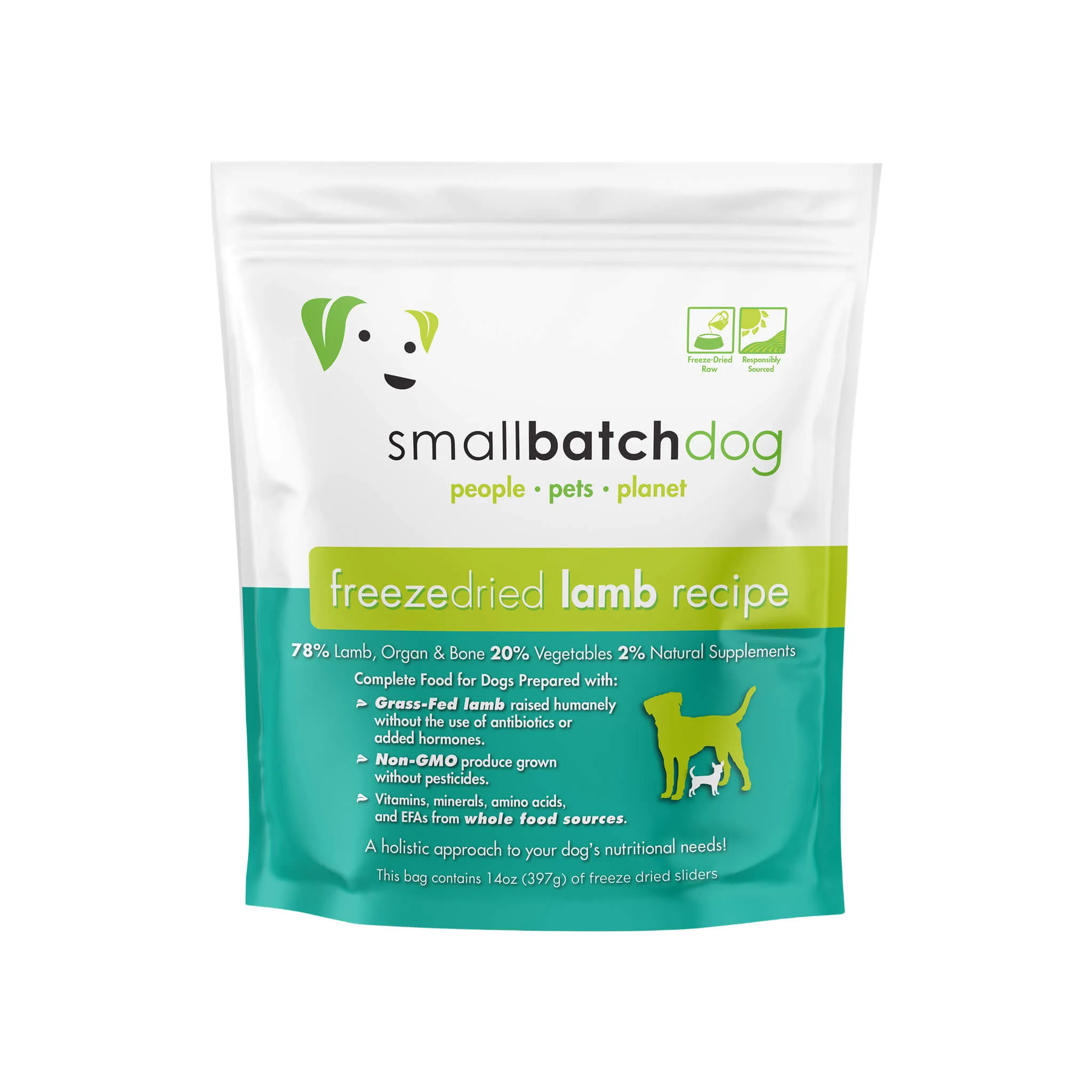 SmallBatch Sliders Freeze Dried Raw Dog Food