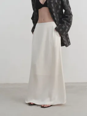 Solid Color Korean Style Casual A-Line Skirt