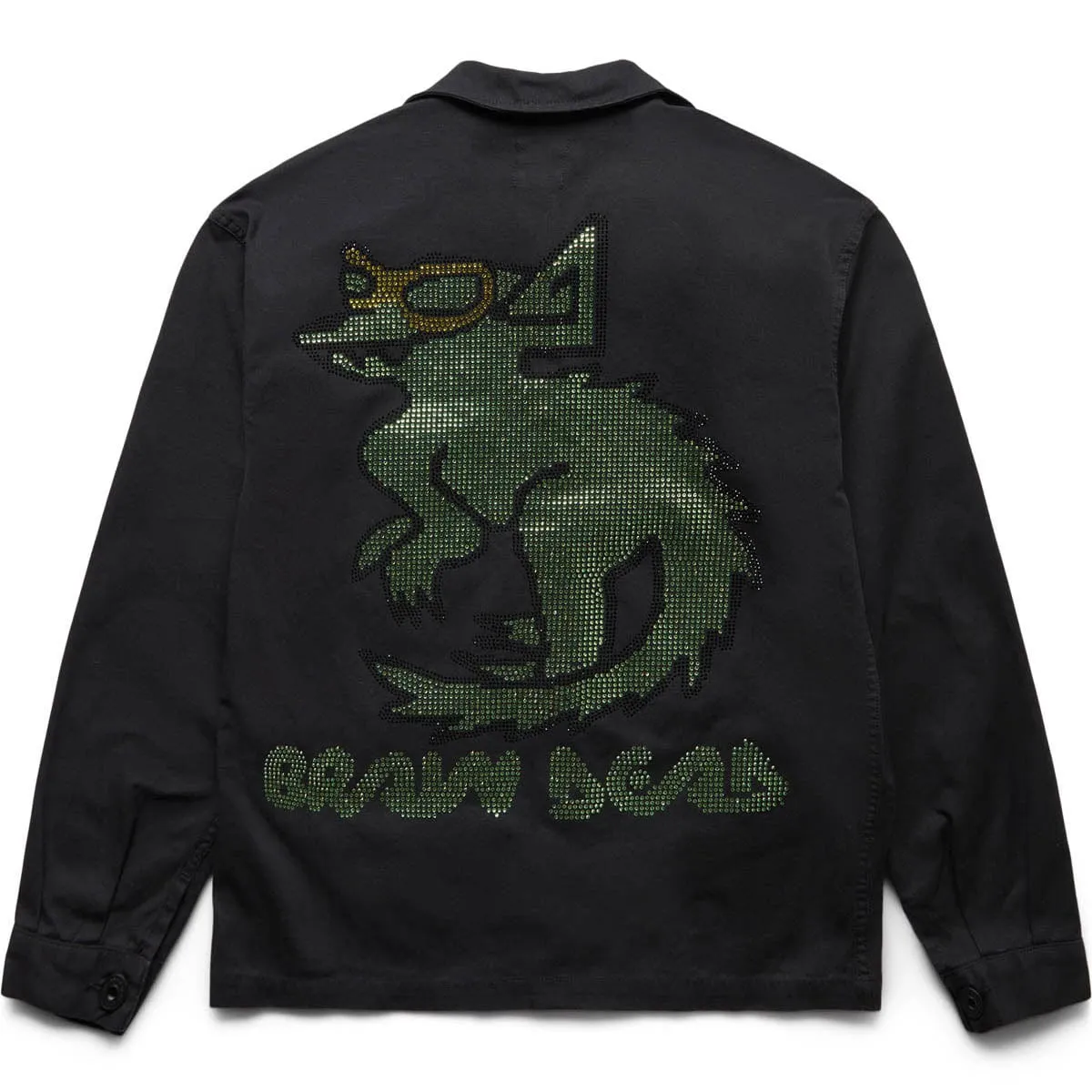 SQUIRREL RHINESTONE CHORE COAT