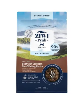 Steam & Dried Beef with Southern Blue Whiting Recipe Cat Food