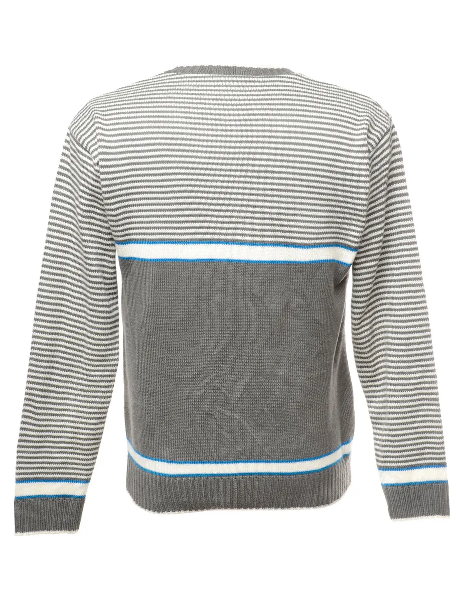 Striped Jumper - L