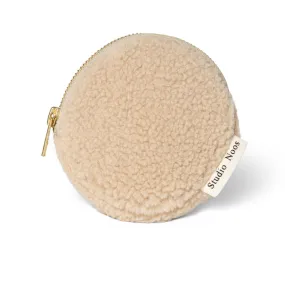 Studio Noos Teddy Circular Wallet Purse (Ecru)