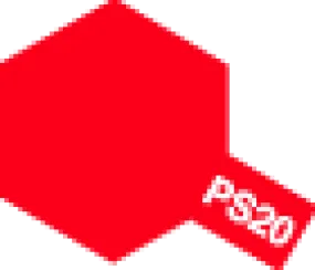 TAMIYA 86020 PS-20 Flurorescent Red - 100ml Spray Can
