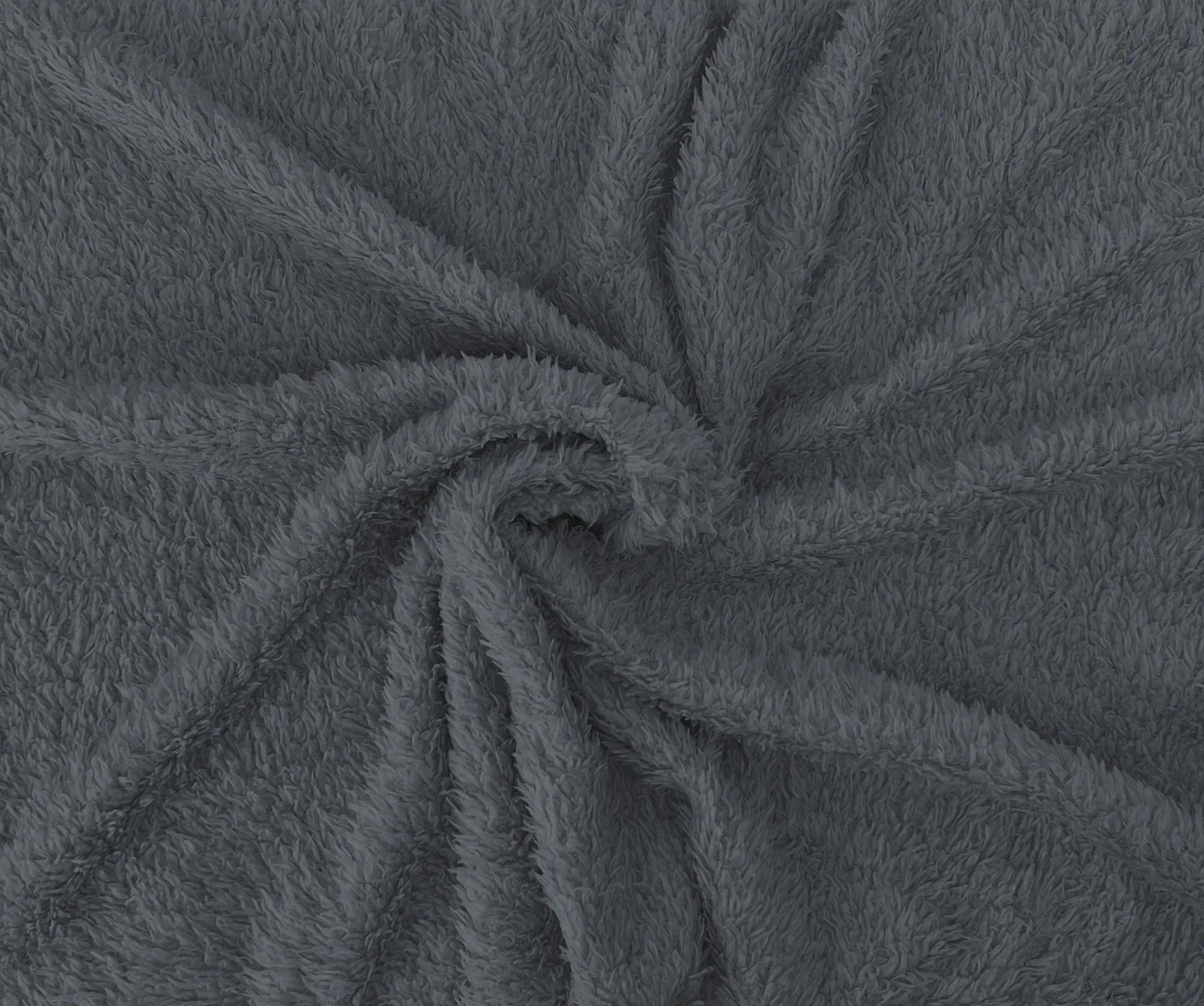 Teddy Fleece Throw (Grey)