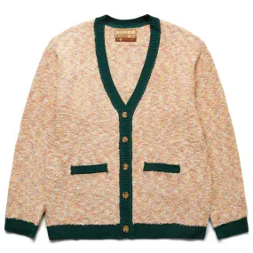 TEDDY FUR STRIPED CARDIGAN