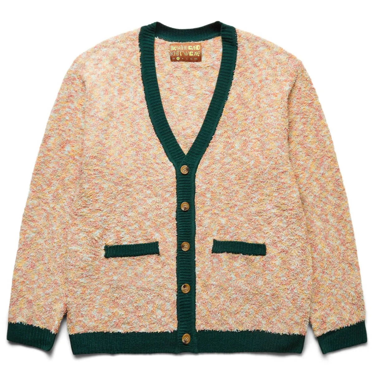 TEDDY FUR STRIPED CARDIGAN