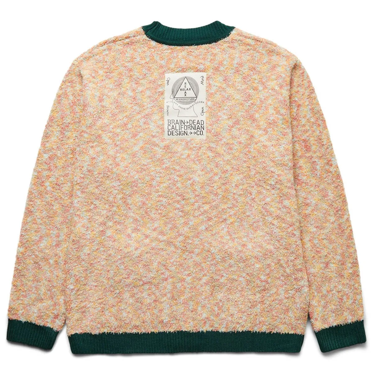 TEDDY FUR STRIPED CARDIGAN