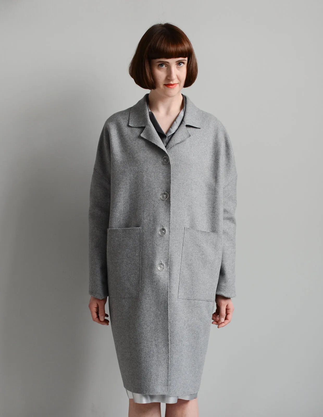 The Maker's Atelier 02, The Unlined Raw-edged Coat PDF Pattern, with or without printing