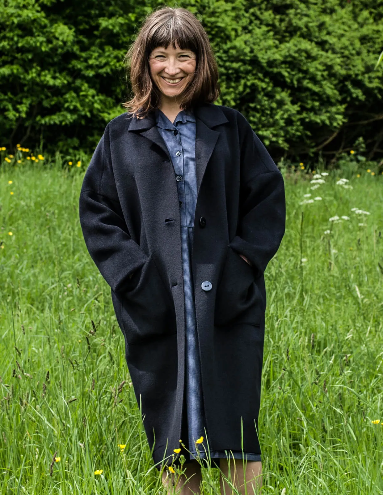 The Maker's Atelier 02, The Unlined Raw-edged Coat PDF Pattern, with or without printing