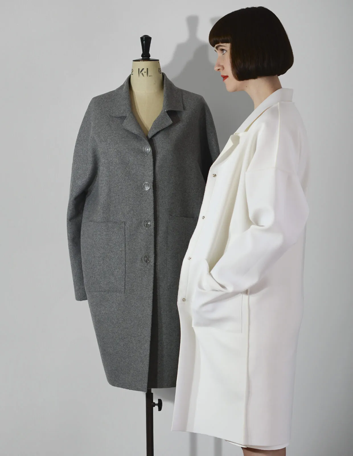 The Maker's Atelier 02, The Unlined Raw-edged Coat PDF Pattern, with or without printing