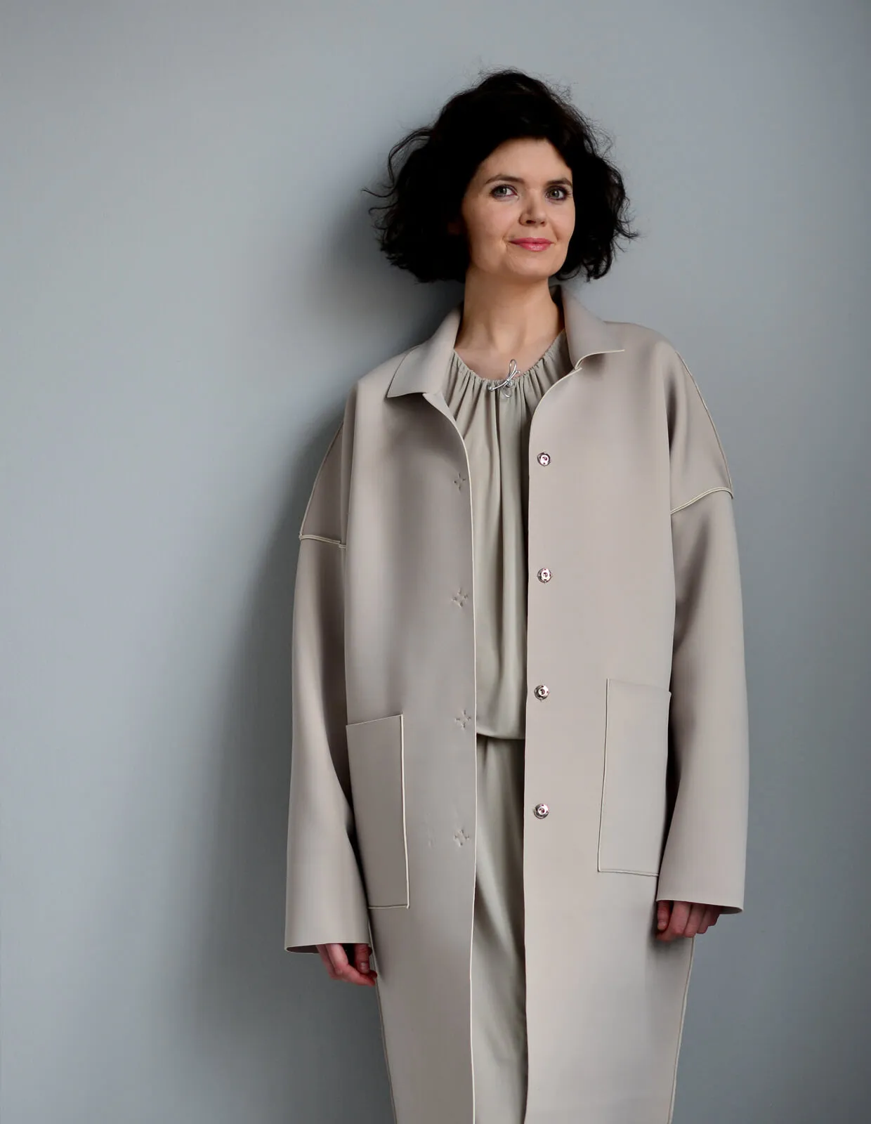 The Maker's Atelier 02, The Unlined Raw-edged Coat PDF Pattern, with or without printing