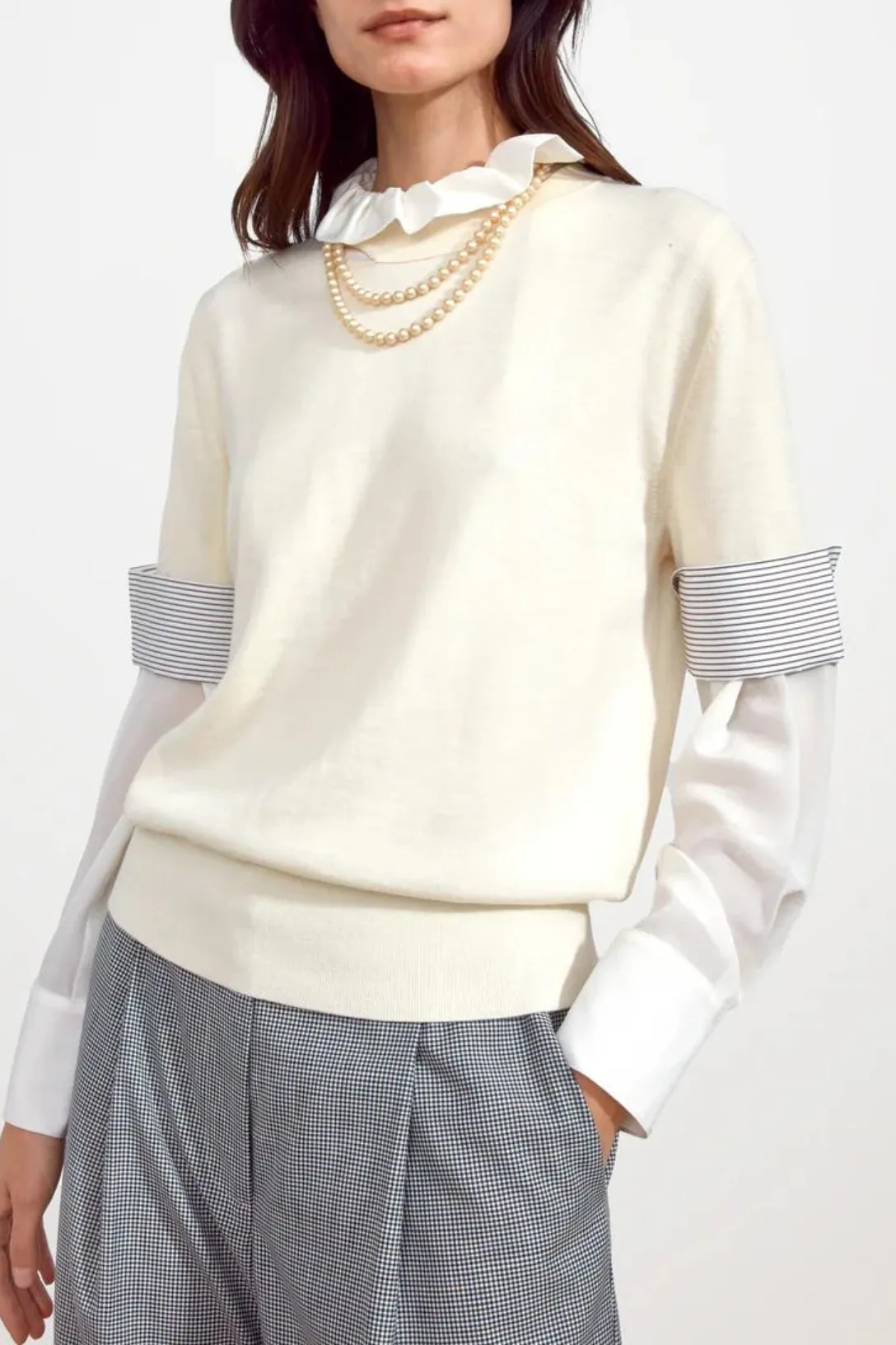 The Uptown Knit | Ivory Multi