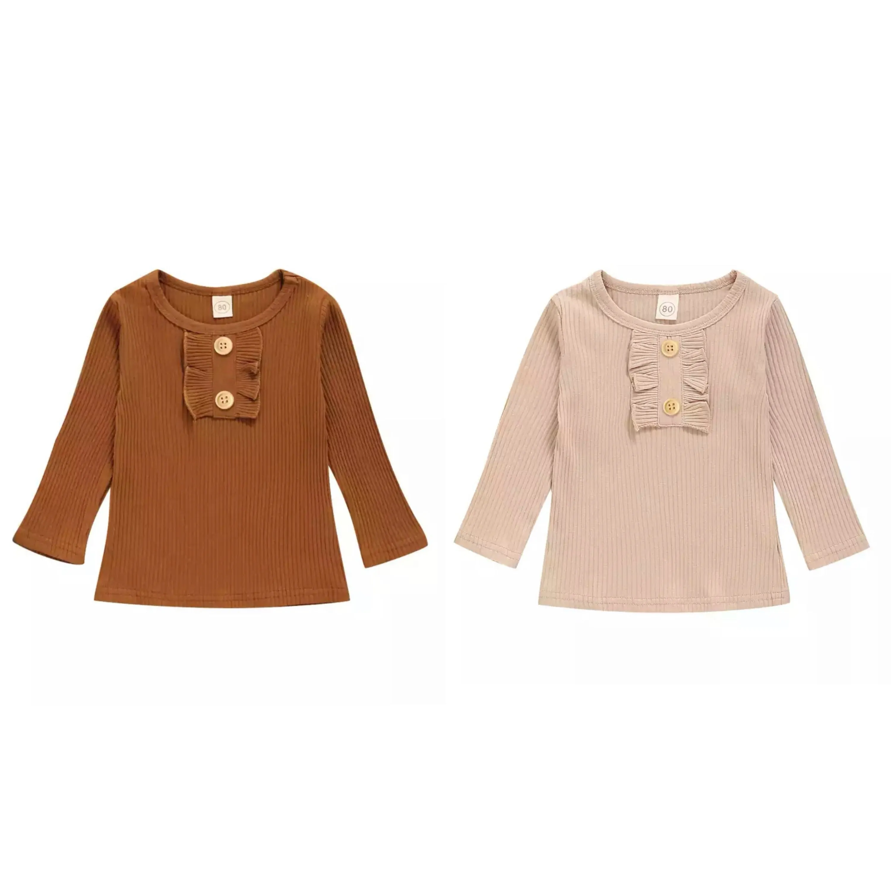 Toddler Button Detail Top