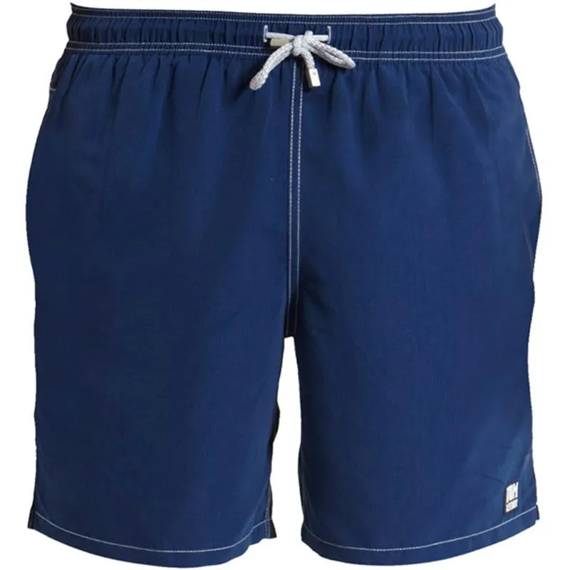Tom & Teddy Mens Solid Swim Shorts SOLEB - Estate Blue