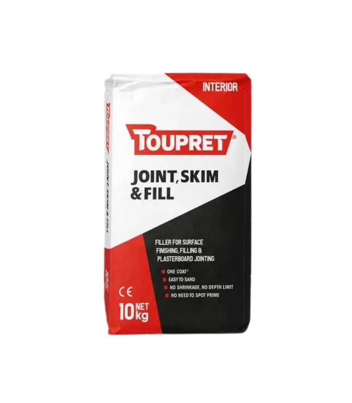 Toupret Interior Joint, Skim & Fill - White - Powder