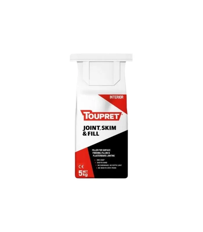 Toupret Interior Joint, Skim & Fill - White - Powder