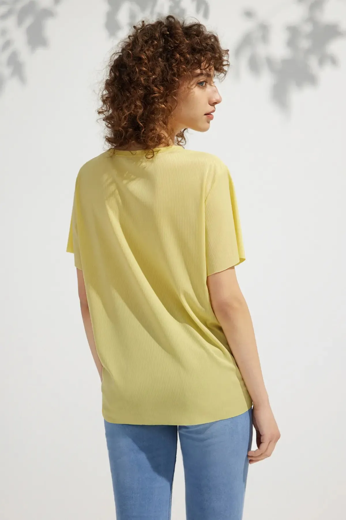 Twist Round Neck Short Sleeve T Shirt