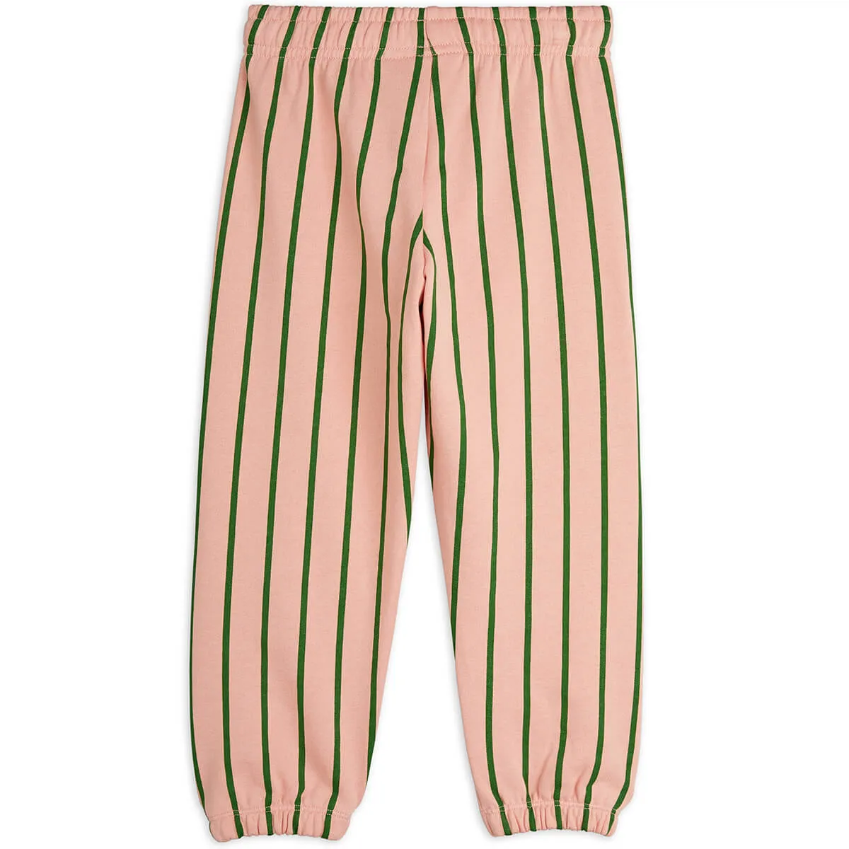 Vertical Stripe Sweatpants in Pink by Mini Rodini