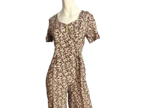 Vintage 80's romper jumpsuit S