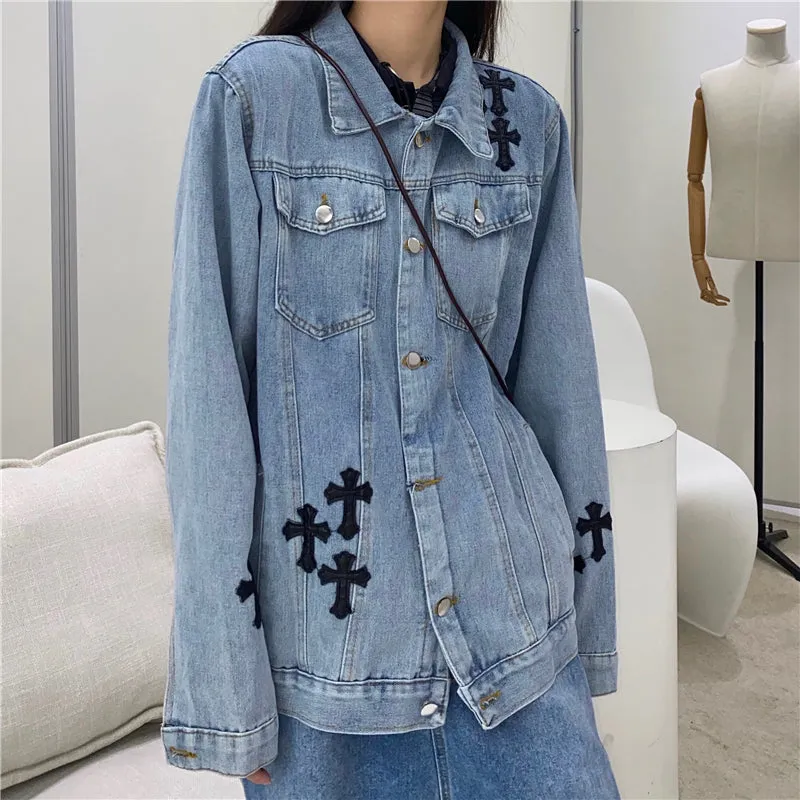 vintage denim jacket  KF82985
