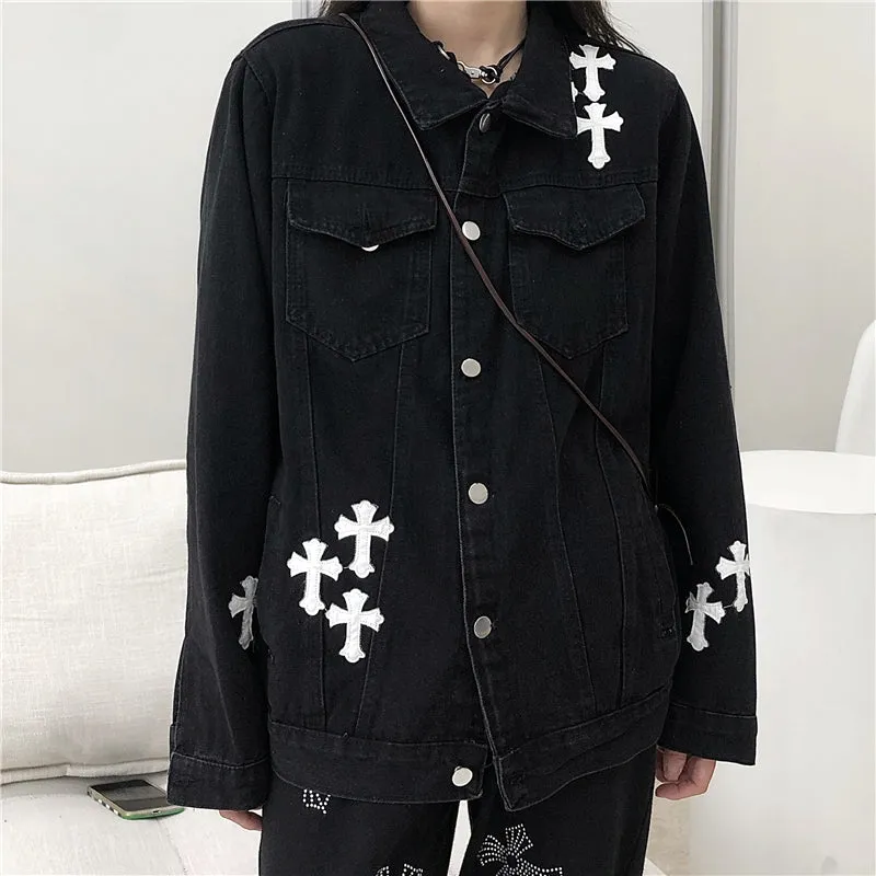 vintage denim jacket  KF82985