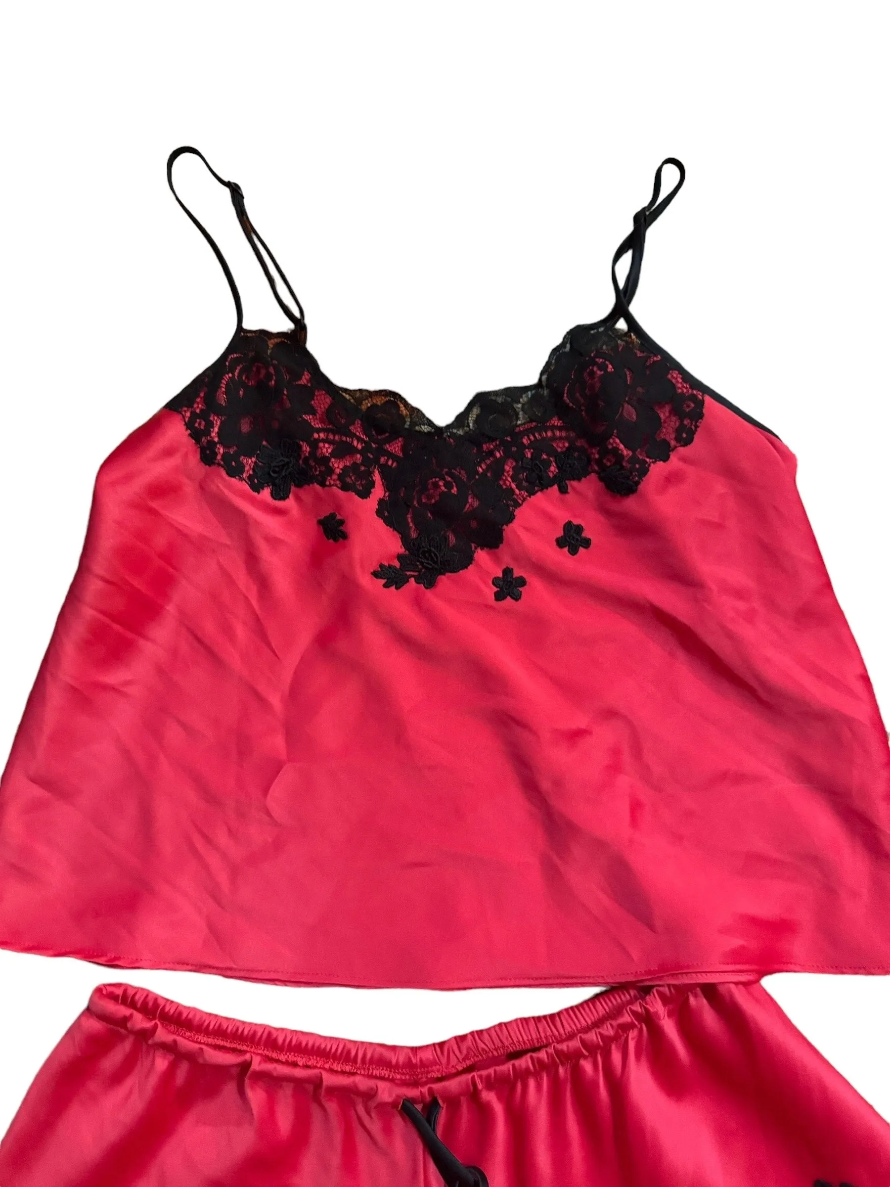 Vintage red Victoria's secret lingerie set M