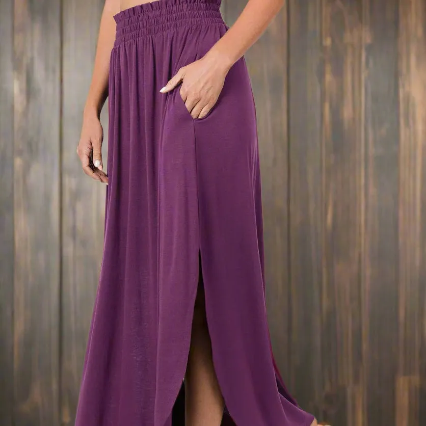 Whisperwind Smocked Waist Maxi Skirt