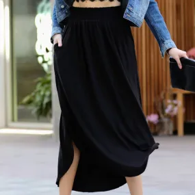 Whisperwind Smocked Waist Maxi Skirt