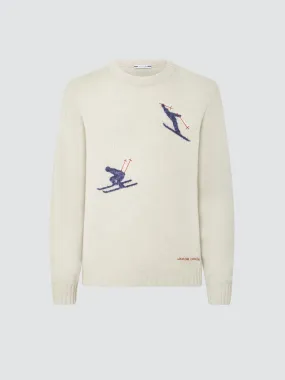 White Wool Sweater
