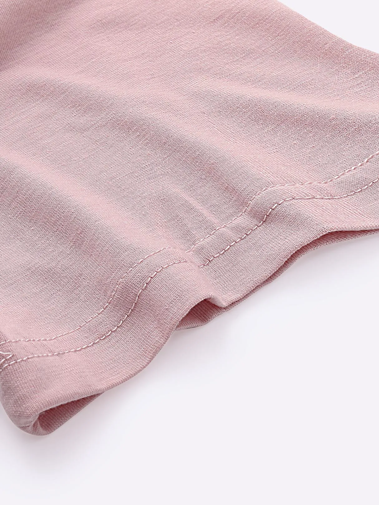 Wholesale Pink Round Neck Short Sleeve Shirt Dress