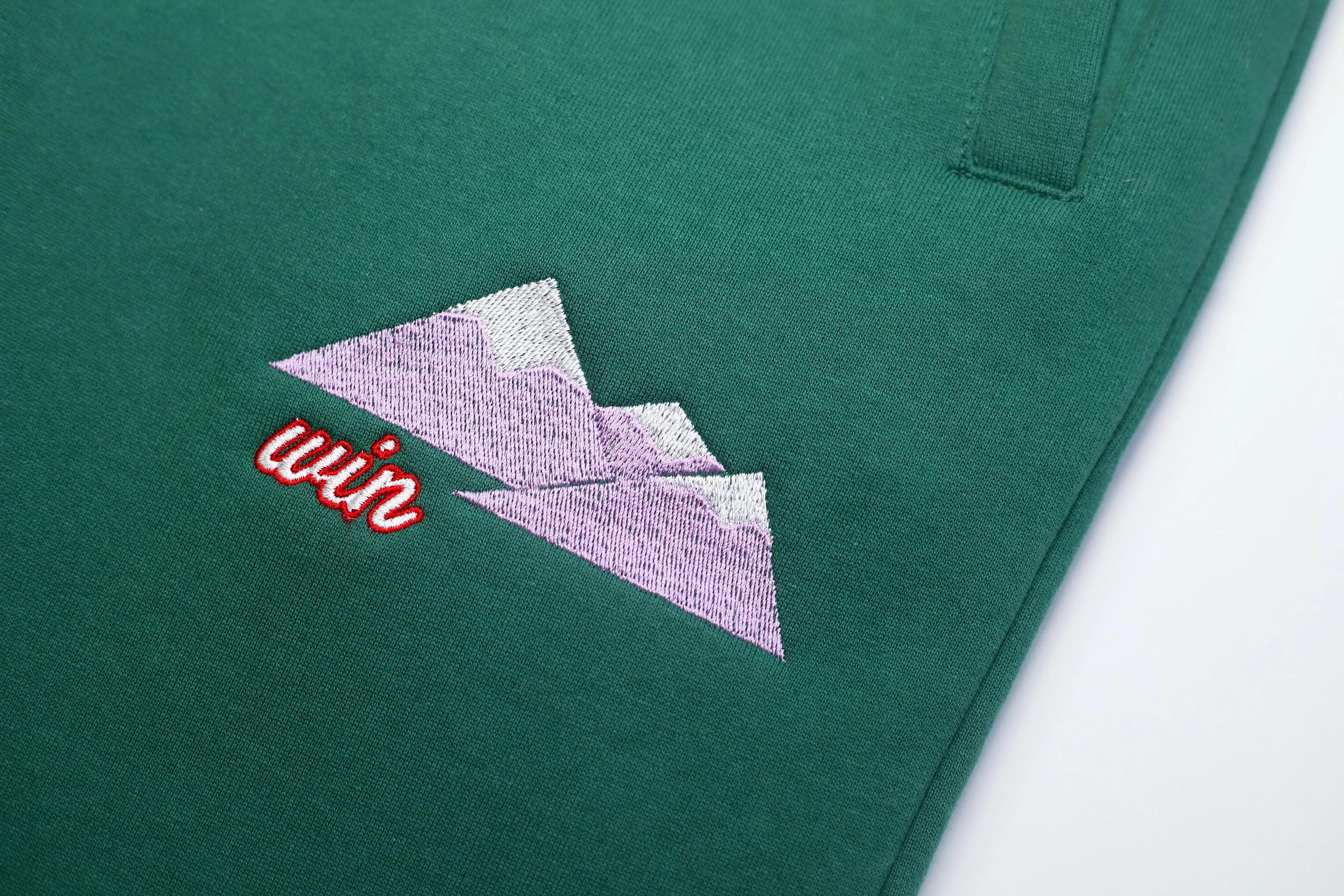WIN Mountain Range Cuffed Sweatpants - Dark Teal