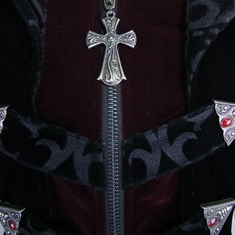 Women's Goth Velvet Tail Coat
