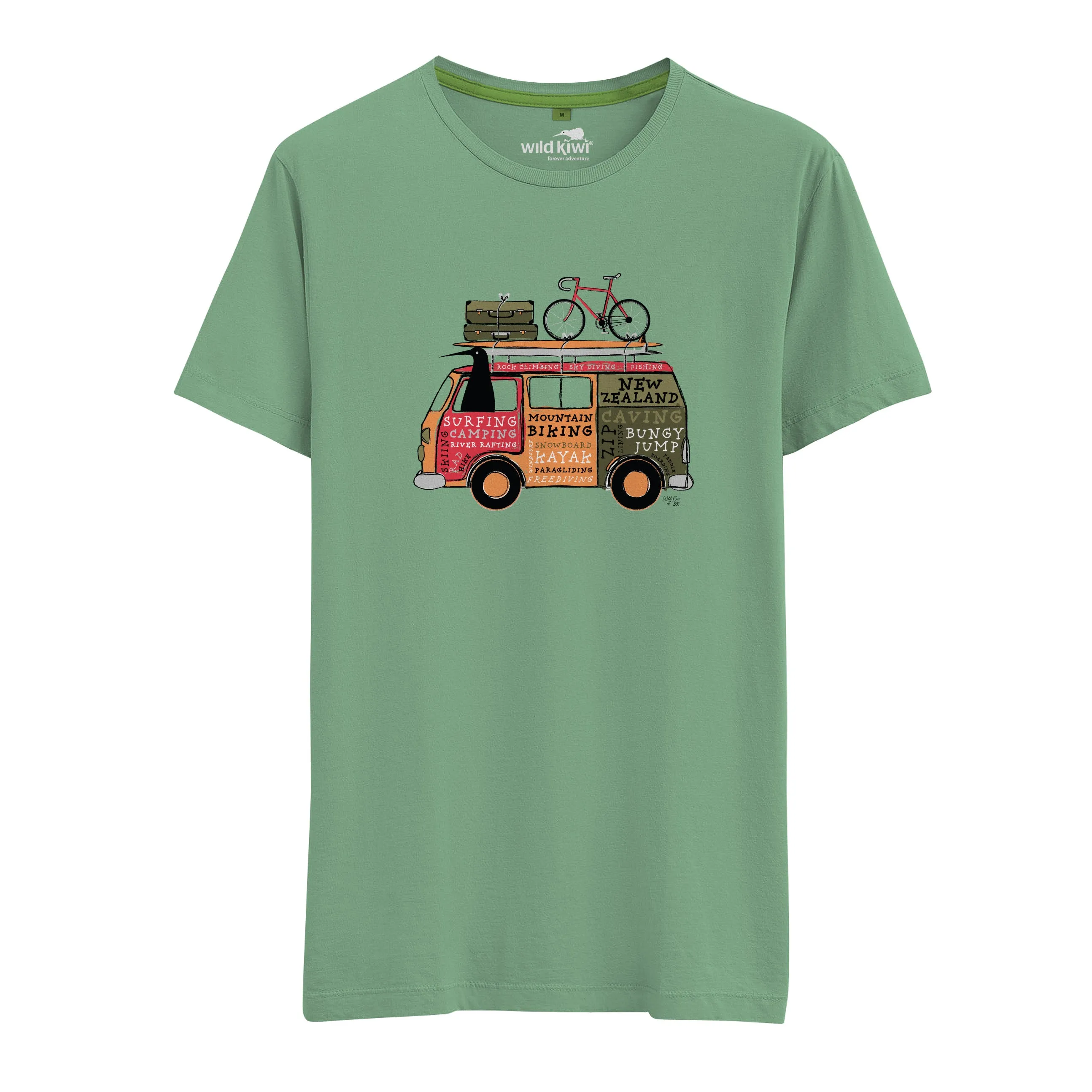 Womens New Zealand T Shirt - Kombi
