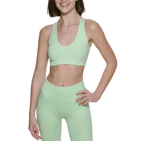 Women's Ribbed Sports Br,Neon Green
