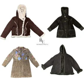Y2K 2024 Unique Suede Jackets Coat (DR-142)